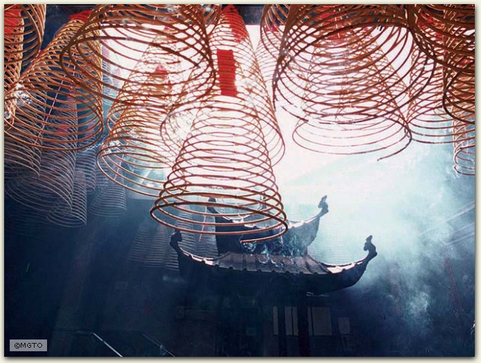 Buddhist Temple Interior, Macau